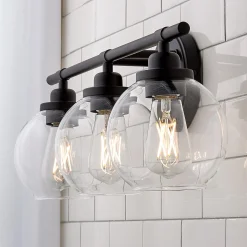 Simple Globe Vanity Light - 3 Light