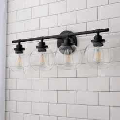 Simple Globe Vanity Light - 4 Light