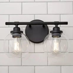 Simple Globe Vanity Light - 2 Light