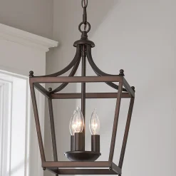 Simple Mini Pagoda Lantern - 3 Light