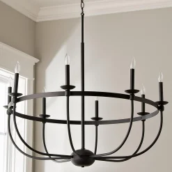 Simply Blake Basket Chandelier - 8 light