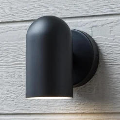Single Spotlight Outdoor Sconce - Dome