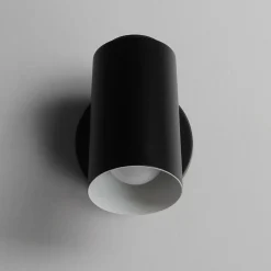 Single Spotlight Outdoor Sconce - Cylindrical