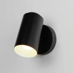 Single Spotlight Outdoor Sconce - Cylindrical