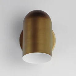 Single Spotlight Outdoor Sconce - Dome