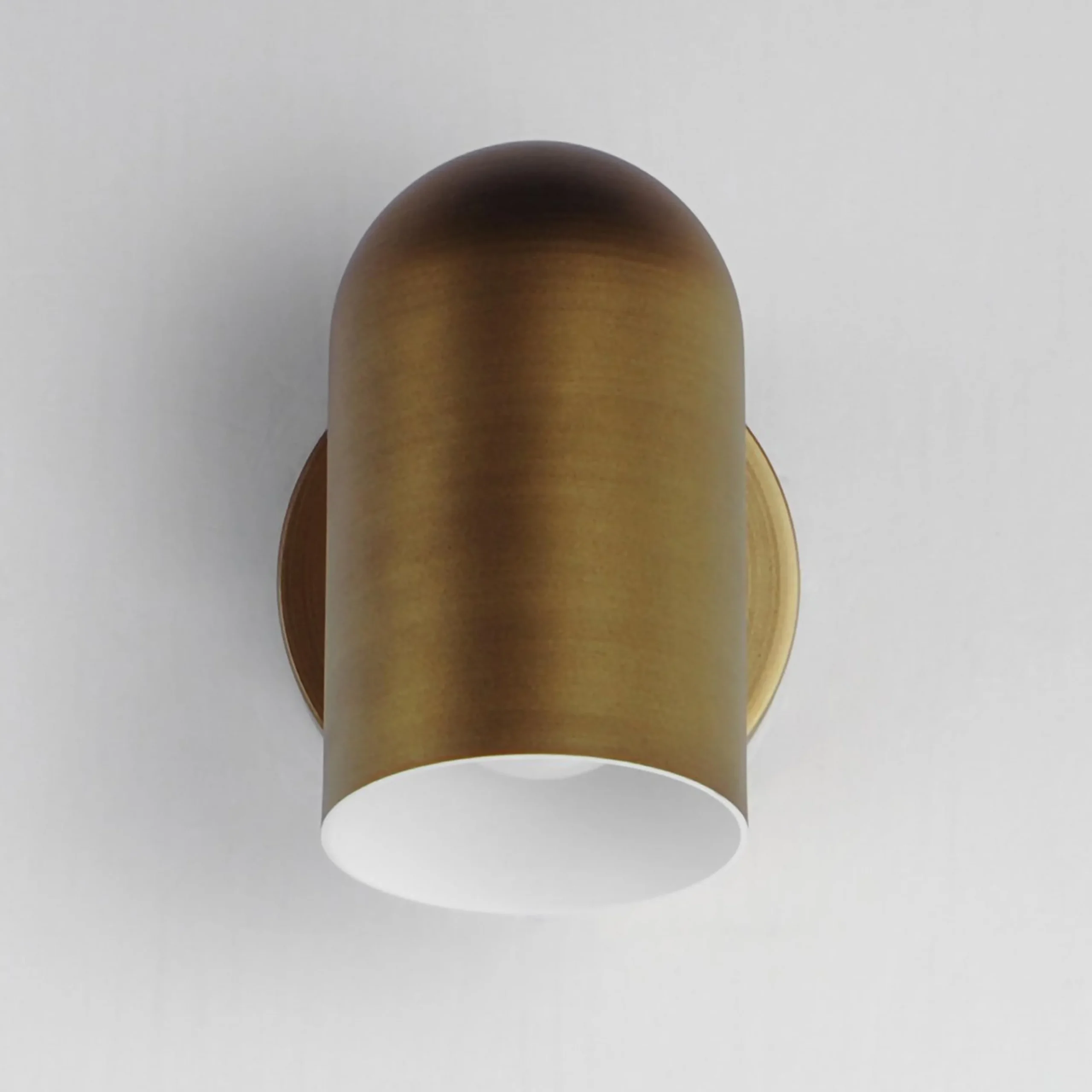 Single Spotlight Outdoor Sconce - Dome
