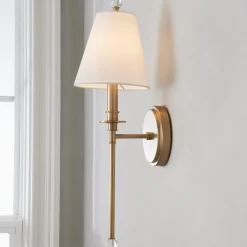 Sleek Adorned Bar Sconce