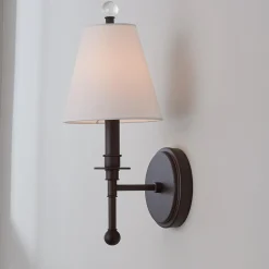Sleek Adorned Bar Sconce