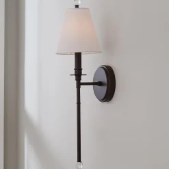 Sleek Adorned Bar Sconce