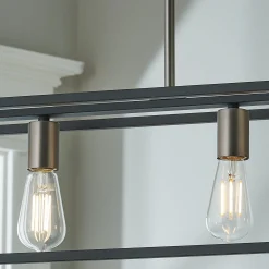 Sleek Minimalist Island Chandelier - 5 Light