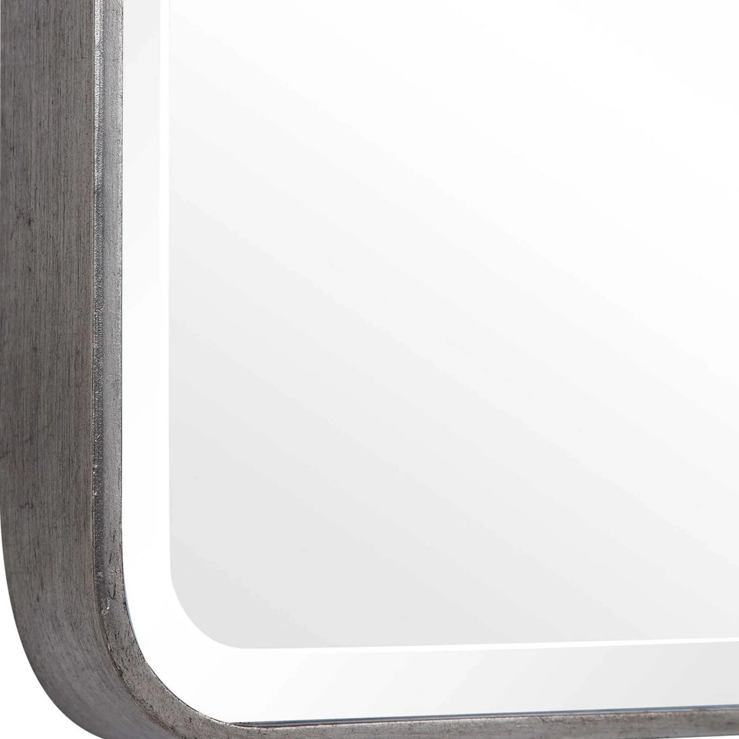 Slender Silver Mirror