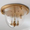 Smokebell Lantern Ceiling Light - Clear