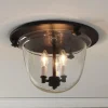 Smokebell Lantern Ceiling Light - Clear