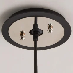 Smoked Glass Drop Pendant - Small