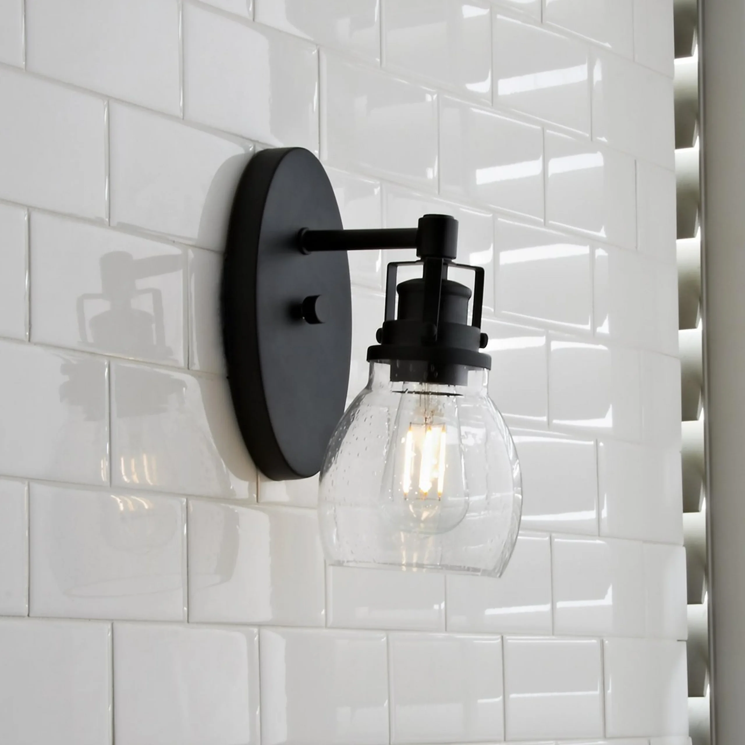 Soft Seeded Bath Sconce
