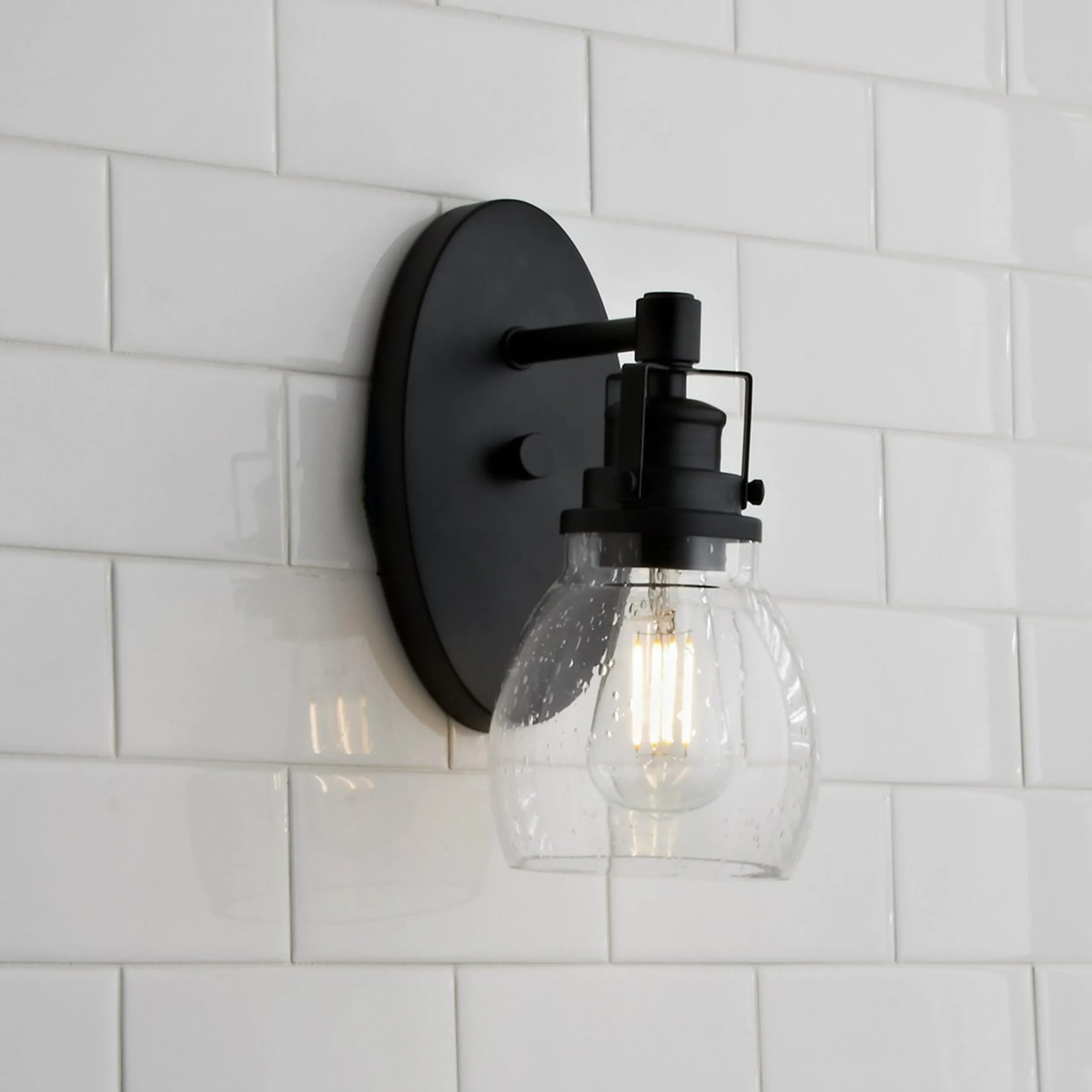 Soft Seeded Bath Sconce