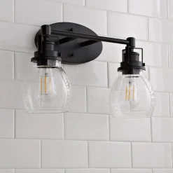 Soft Seeded Vanity Light - 2 Light