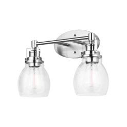 Soft Seeded Vanity Light - 2 Light
