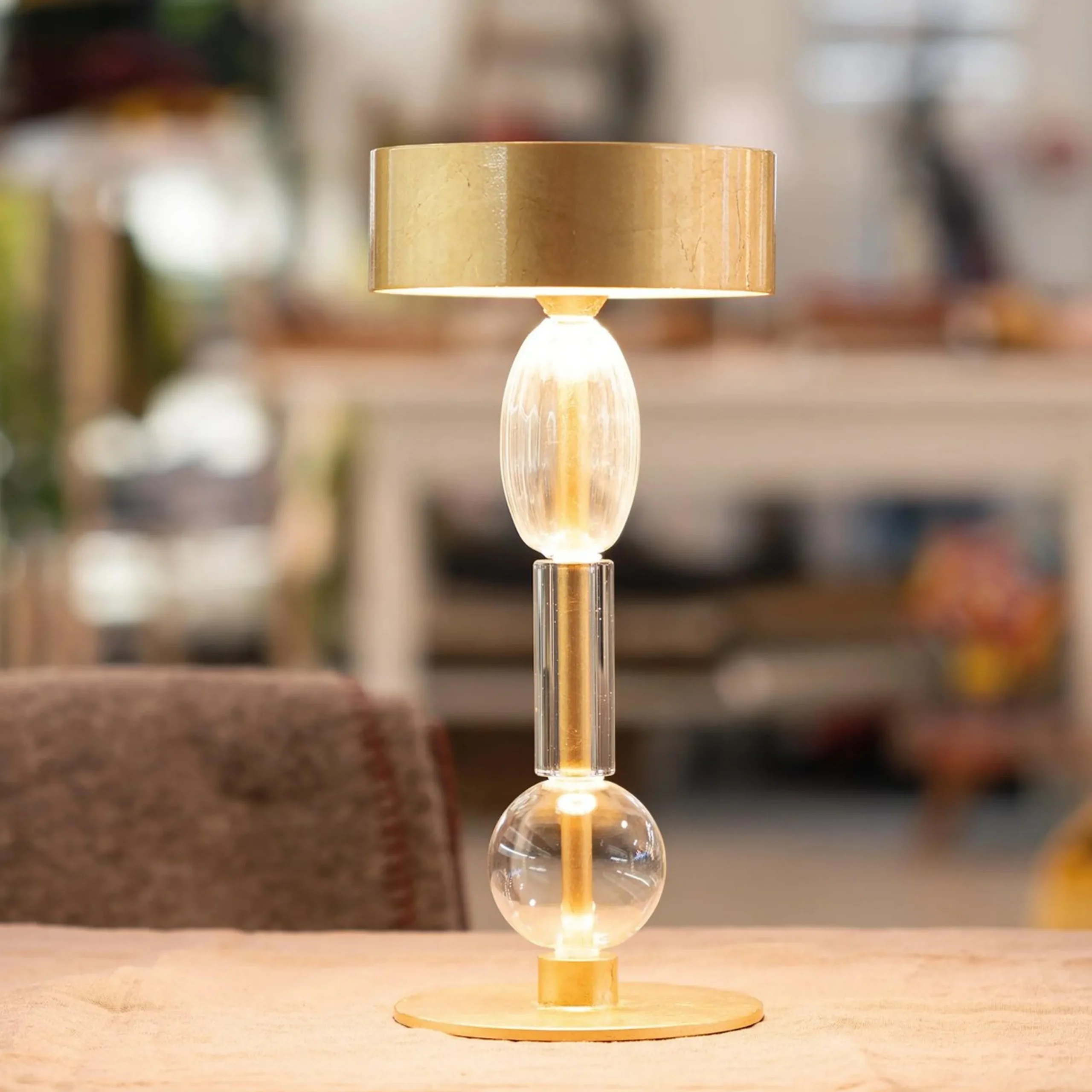 Solara Orb Cordless Smart Table Lamp - Metallic