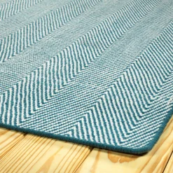 Sophisticated Chevron Indoor / Outdoor Rug