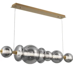 Spectrogram LED Island Chandelier - Smoke