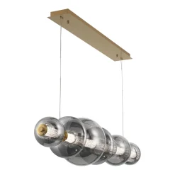 Spectrogram LED Island Chandelier - Smoke