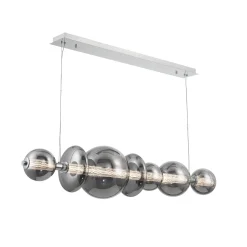 Spectrogram LED Island Chandelier - Smoke