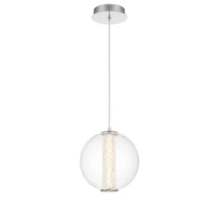 Spectrogram LED Pendant - Clear