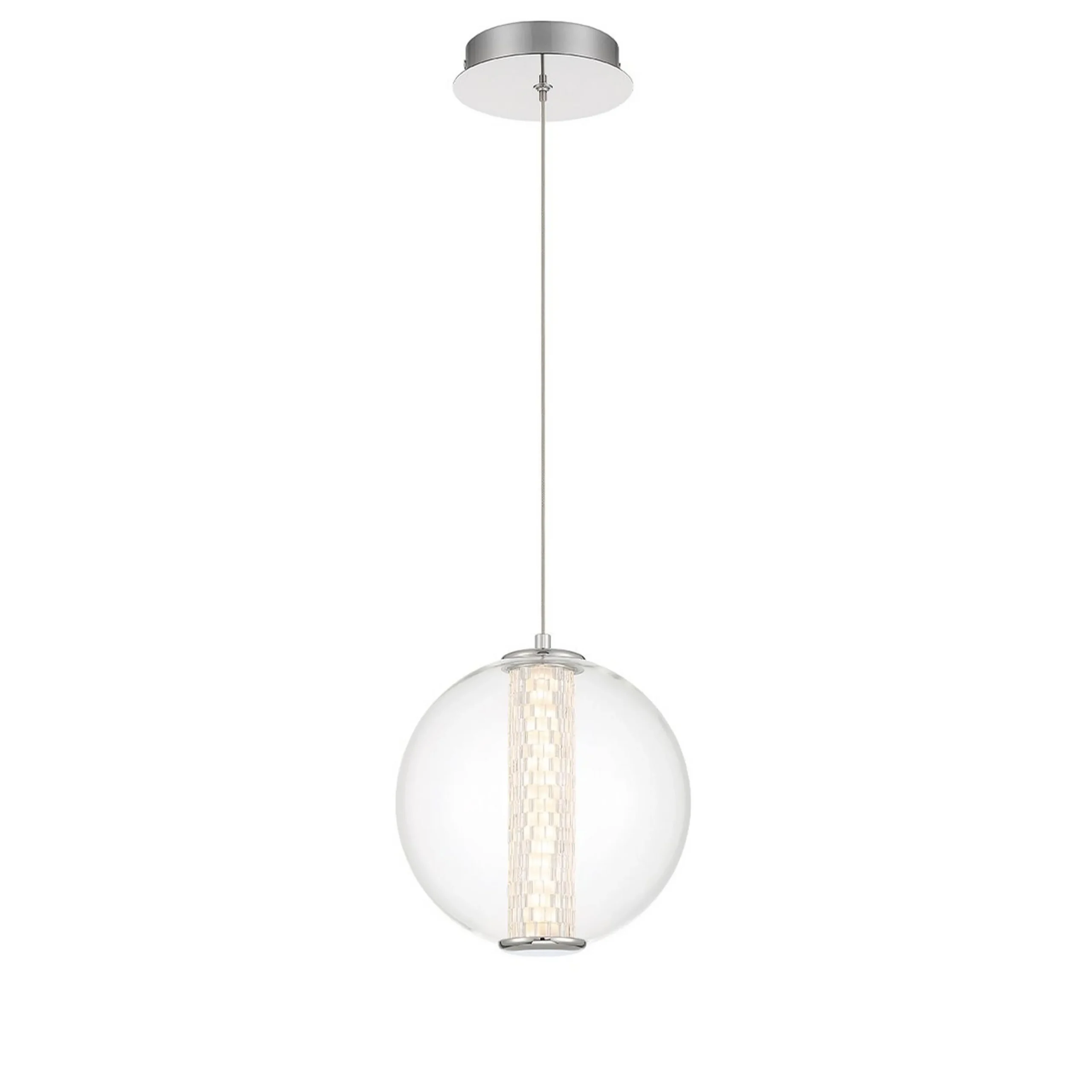 Spectrogram LED Pendant - Clear