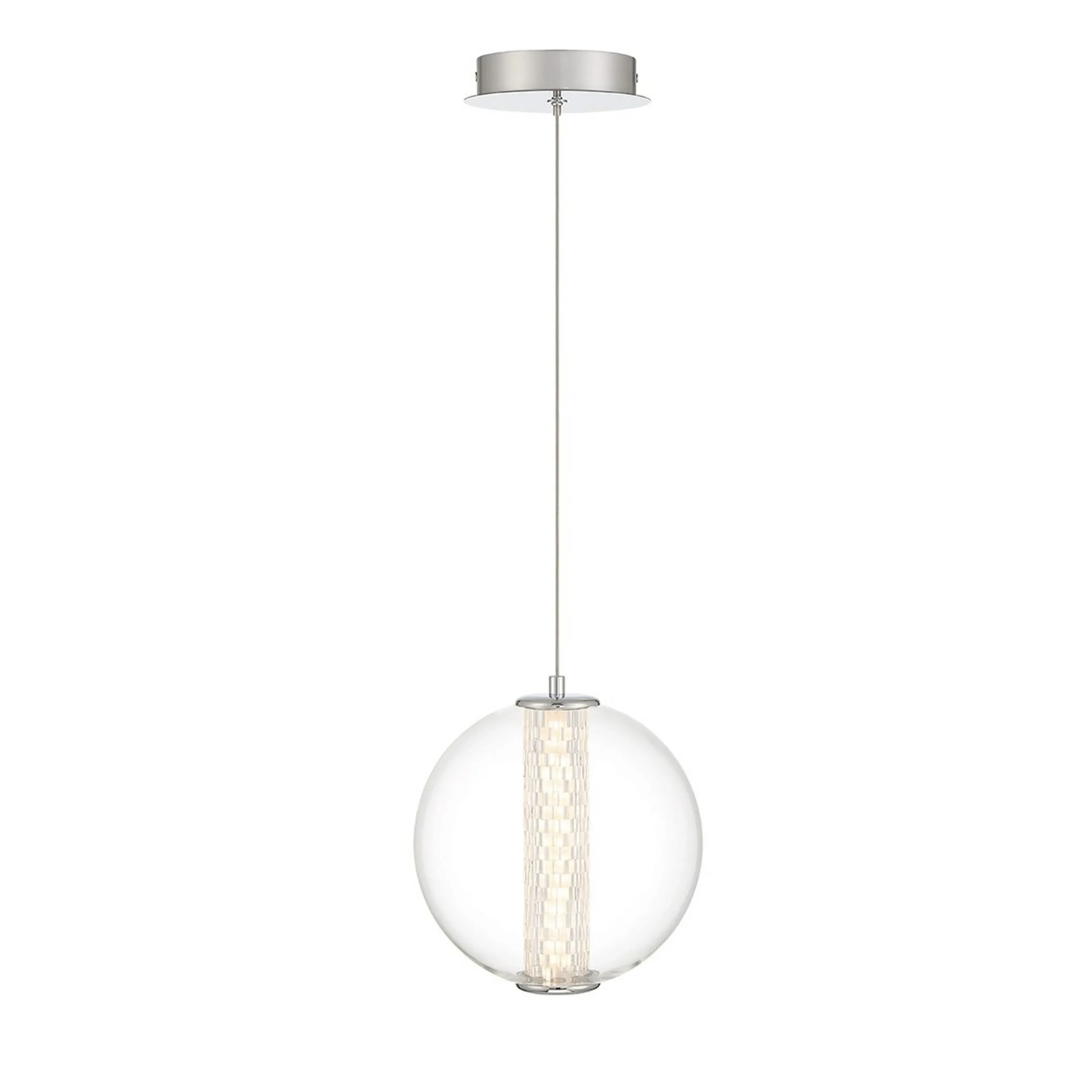 Spectrogram LED Pendant - Clear