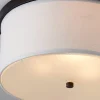Springfield Linen Shade Ceiling Light