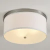 Springfield Linen Shade Ceiling Light