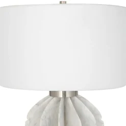 Stacked Marble Blade Table Lamp