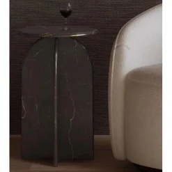 Statuesque End Table