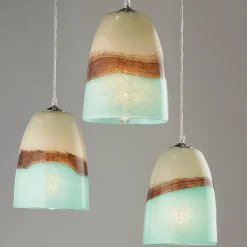 Strata Art Glass Pendant Light