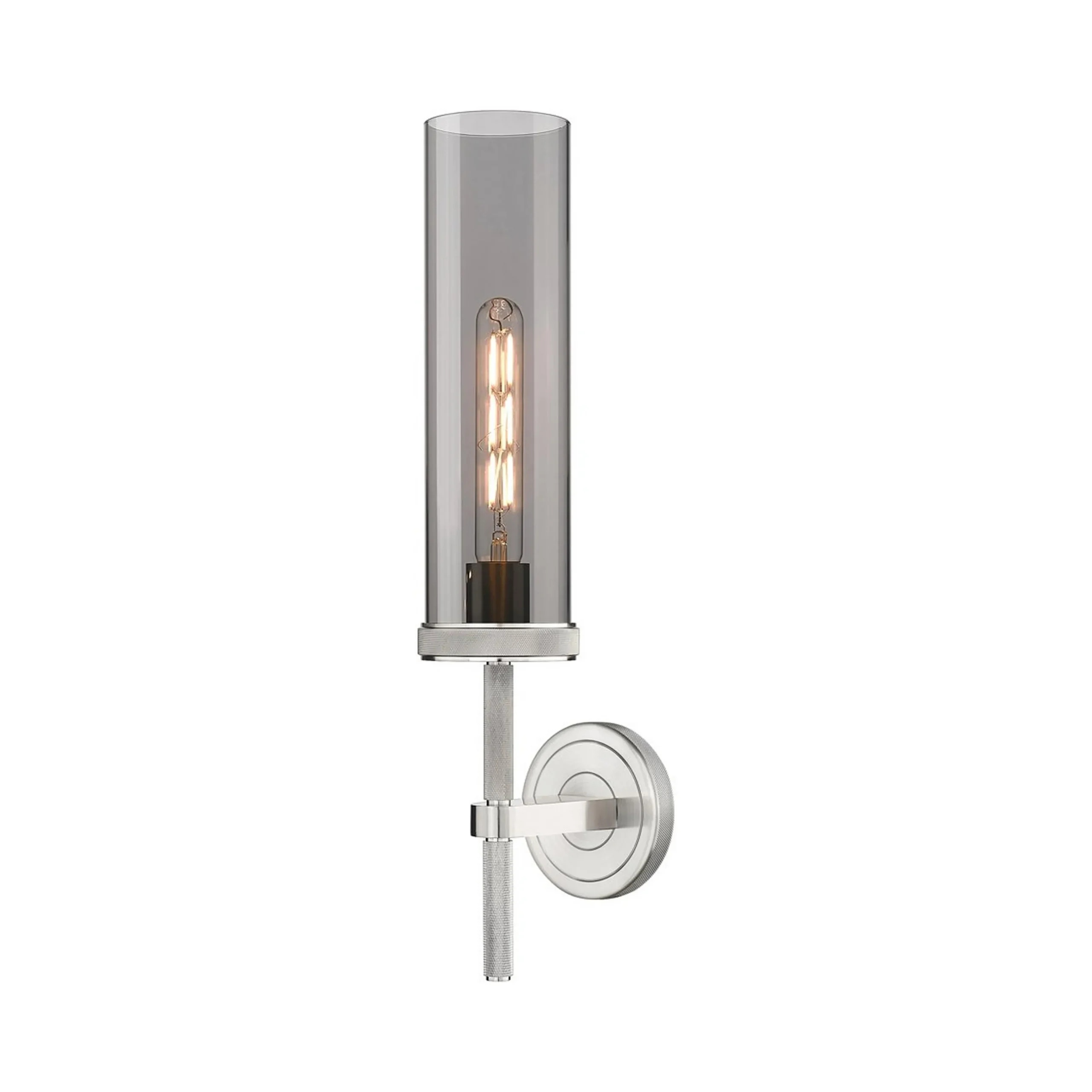 Styria Smoked Glass Sconce