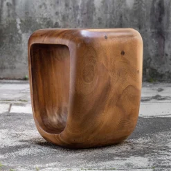 Suar Wood End Table