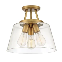 T Bar Taper Semi-Flush Ceiling Light