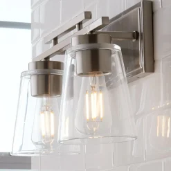 T Bar Taper Vanity Light - 2 Light
