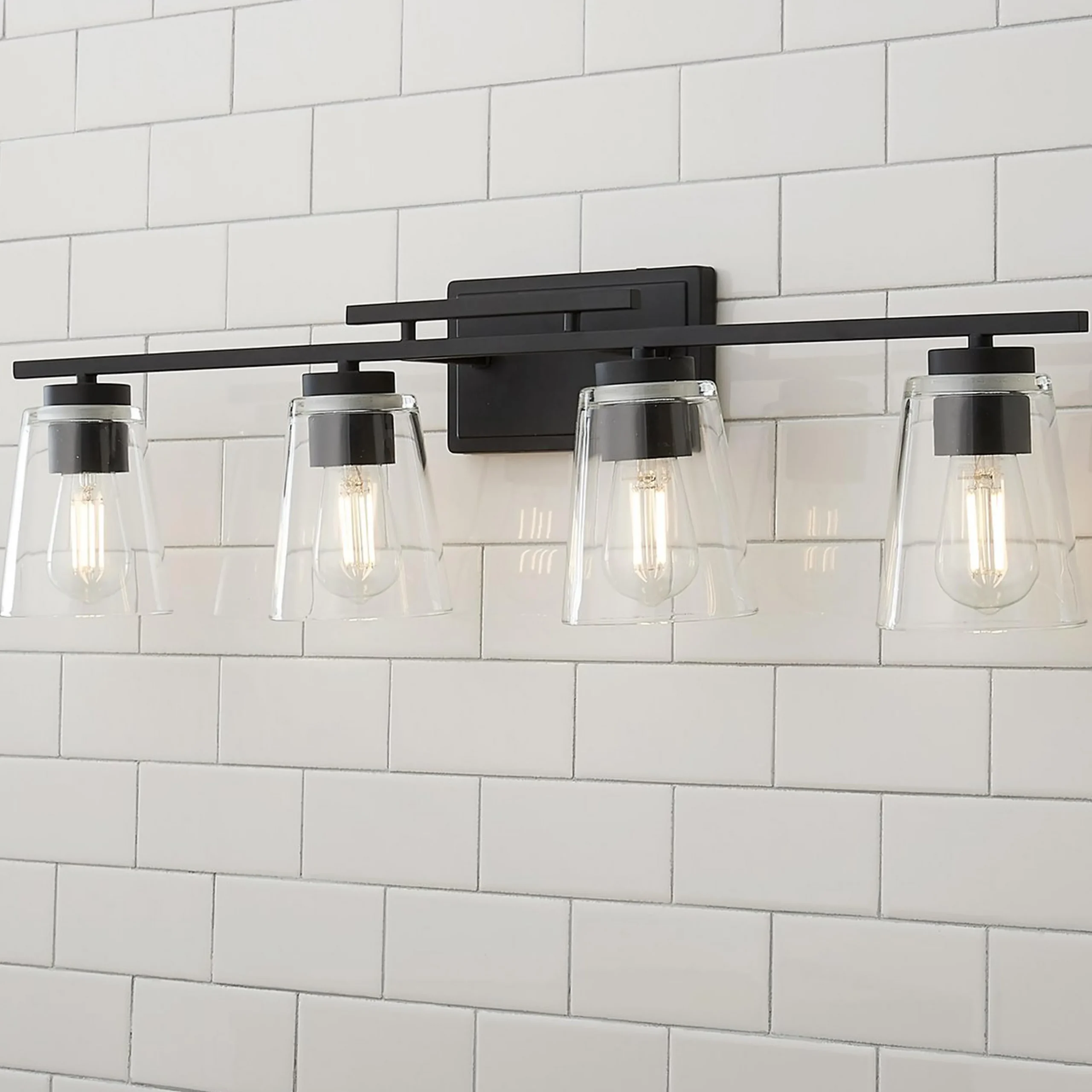 T Bar Taper Vanity Light - 4 Light