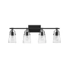 Tapered Strap Vanity Light - 4 Light