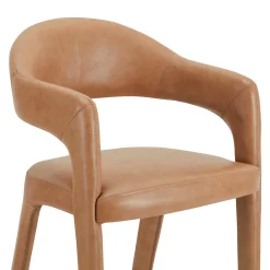 Tati Leather Bar Stool