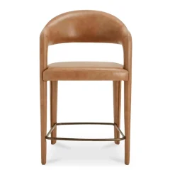 Tati Leather Counter Stool