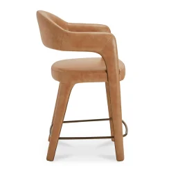 Tati Leather Counter Stool