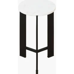Thiago End Table - Marble