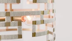 Threaded Grid Chandelier
