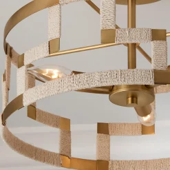 Threaded Grid Convertible Ceiling Light
