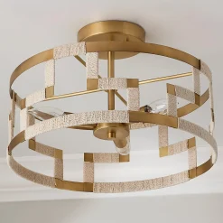 Threaded Grid Convertible Ceiling Light