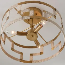 Threaded Grid Convertible Ceiling Light