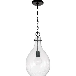 Tierni Pendant - Seeded Glass
